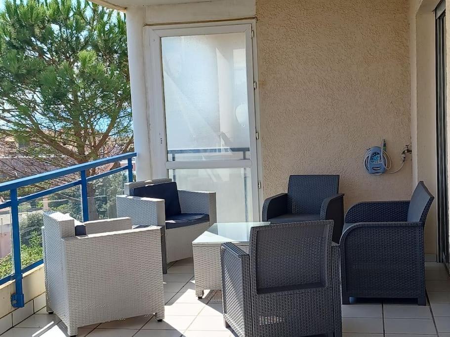 Plain-Pied, Terrasse, Piscine, Pleine Vue Mer, Plage A 6' A Pied, Parking, Wifi Fleury  Exterior photo