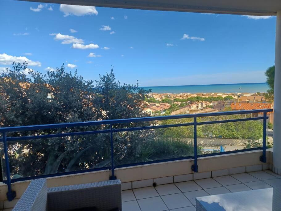 Plain-Pied, Terrasse, Piscine, Pleine Vue Mer, Plage A 6' A Pied, Parking, Wifi Fleury  Exterior photo