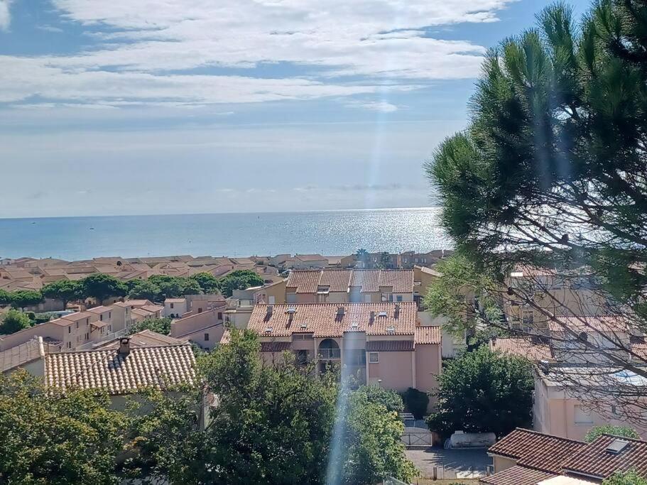 Plain-Pied, Terrasse, Piscine, Pleine Vue Mer, Plage A 6' A Pied, Parking, Wifi Fleury  Exterior photo