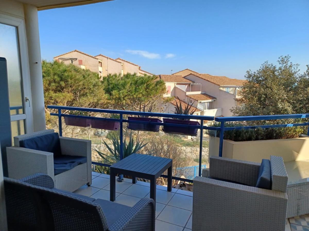 Plain-Pied, Terrasse, Piscine, Pleine Vue Mer, Plage A 6' A Pied, Parking, Wifi Fleury  Exterior photo